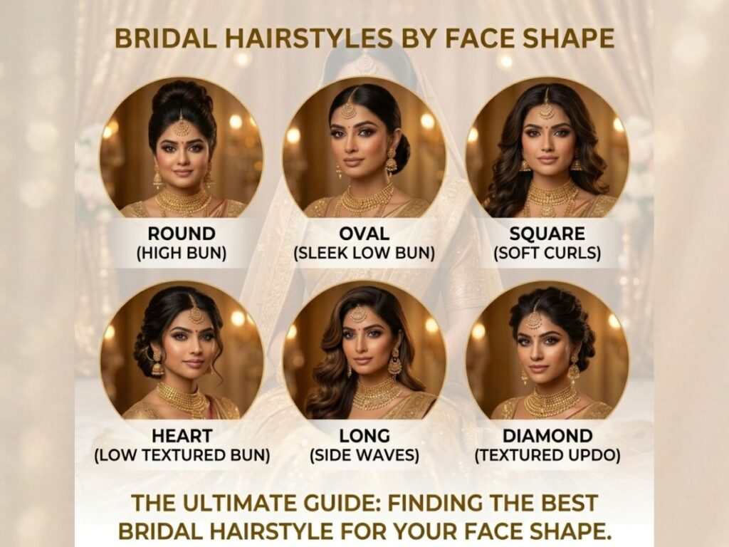 Best Bridal Hairstyle According to Face Shape